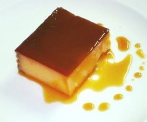 Meals to come: caramel-topped Asian hornet custard